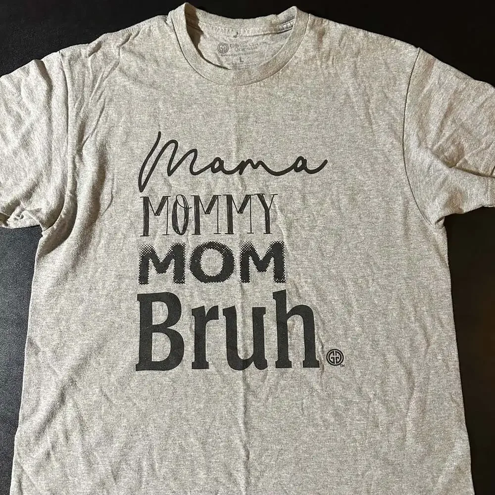 2599 Mama Bruh SS-Sports Grey – girliegirloriginals,